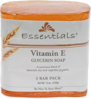 Clearly Glycerin Hand and Body Bar Soap, Vitamin E, 4 oz, 3 Count, 8 Pack | Moisturizing, Whole Body Use, Maintains Skin pH Balance, Rinses Clean, No Sticky Residue, Packaging May Vary (24 Bars Total)