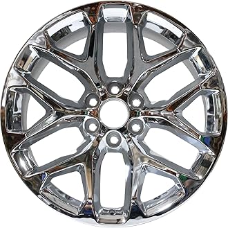 New 22x9" 22 Inch Chrome Aluminum Alloy Wheel Rim fits Cadillac Escalade GMC Yukon Denali Chevrolet Tahoe Suburban 2015 2016 2017 2018 2019 2020 | ALY05668U85N