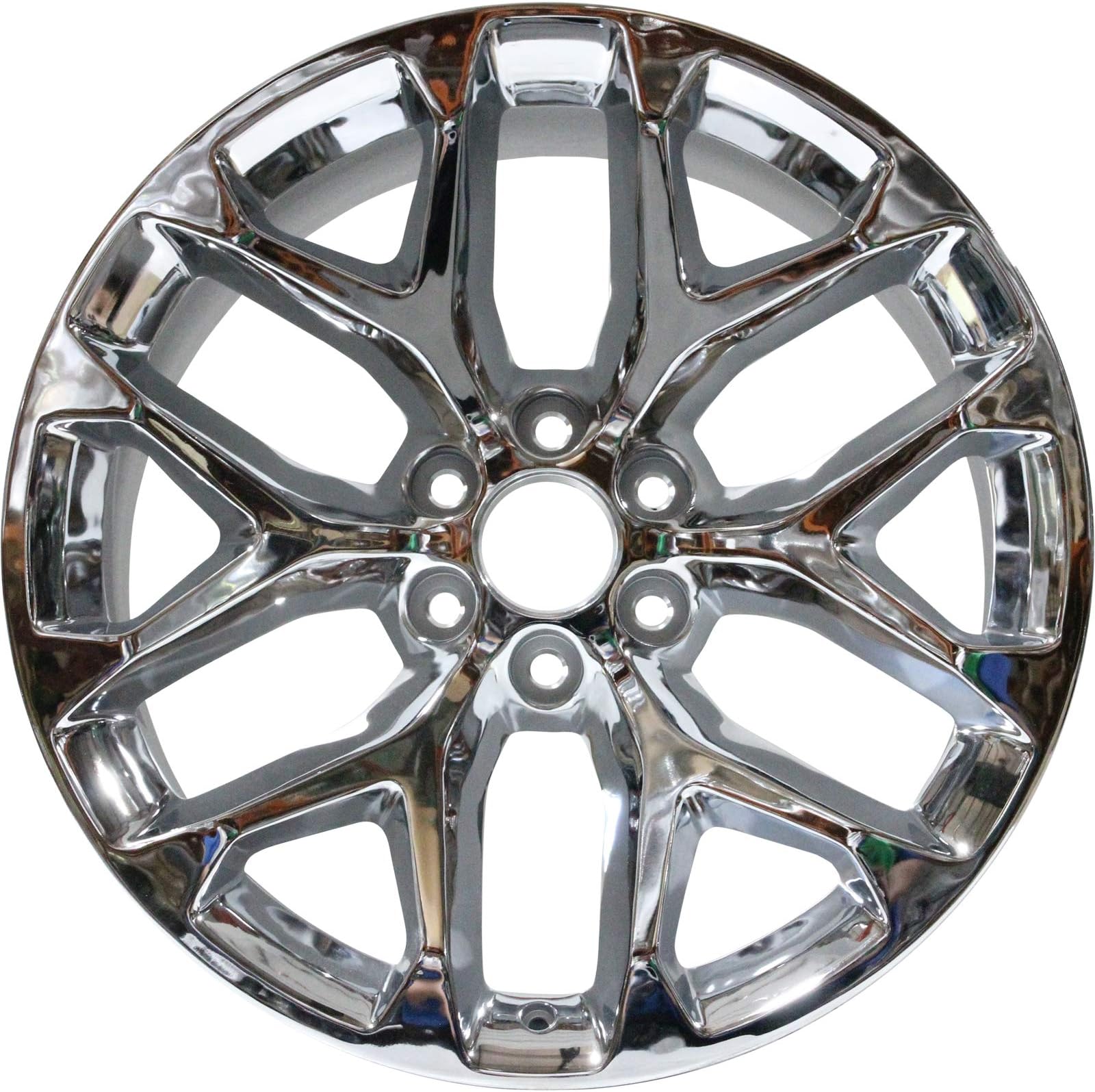 New 22x9" 22 Inch Chrome Aluminum Alloy Wheel Rim fits Cadillac Escalade GMC Yukon Denali Chevrolet Tahoe Suburban 2015 2016 2017 2018 2019 2020 | ALY05668U85N