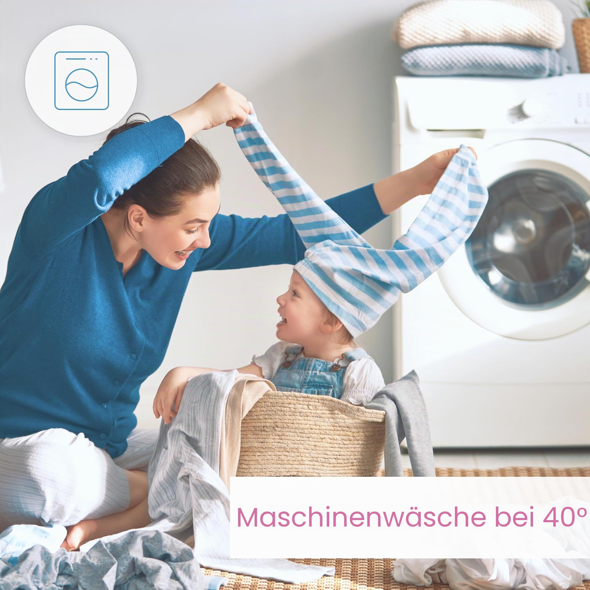 Frottee/Protektor für Wickelauflage mit erhöhtem Rand - Weiß