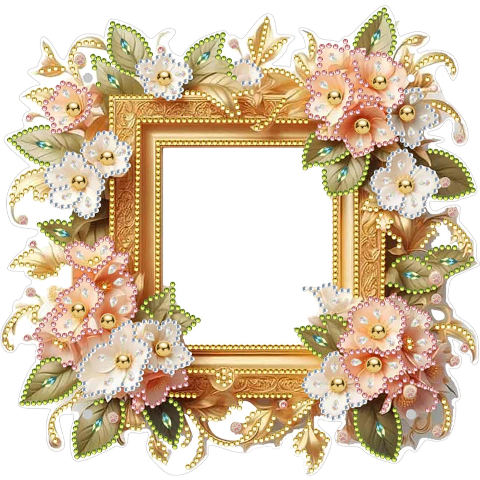 Special Shape Floral Table Top Diamond Painting Ornament Kits 5D DIY Diamond Art Tabletop Decor for Adults Beginner