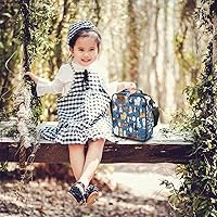 Vista 6 de Lonchera con aislamiento para perros y niños, bolsa de almuerzo térmica para niñas y niños, bolsa de preparación de comidas congelable con correa