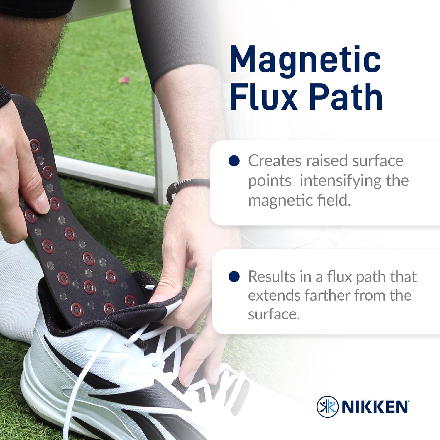 Nikken Kenko mStrides - Insoles 20201 - Women’s Shoe Sizes 5-9, Pair, Cut-to-Fit Design with Magnetic Technology