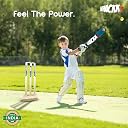 WHACKK Junior Cricket Kit Size 5 Ivory Blue | Complete Cricket Set for Kids Age 8-11 | Beginner Practice Kit for Boys & Girls, Tennis Ball Cricket gallery image
