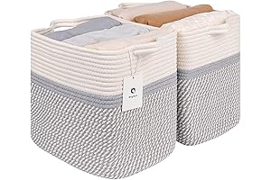 16 x 10 Inch Woven Rectangular Basket Set
