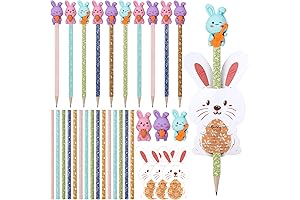 Zhanmai Kids' Easter Pencils & Erasers: A Delightful Gift for the Classroom or Home