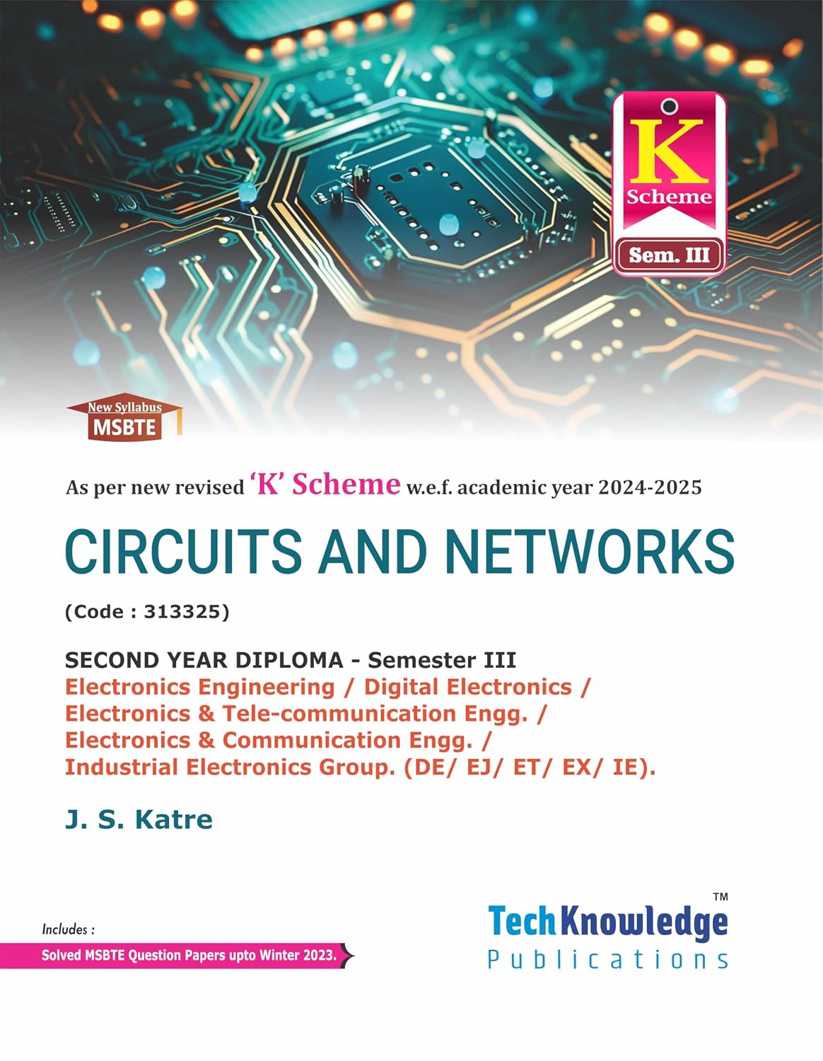 Circuits & Networks (MSBTE) K Scheme E & TC Engineering Sem 3 : Amazon ...