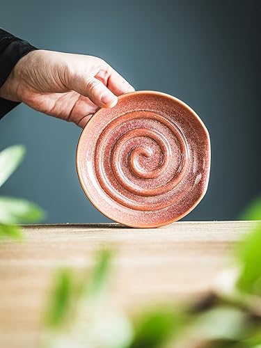 Miniatura 4 de Soporte para cuchara para estufa, soporte de cuchara de cerámica para encimera, soporte de cuchara grande para espátula, cuchara de café, cuna de