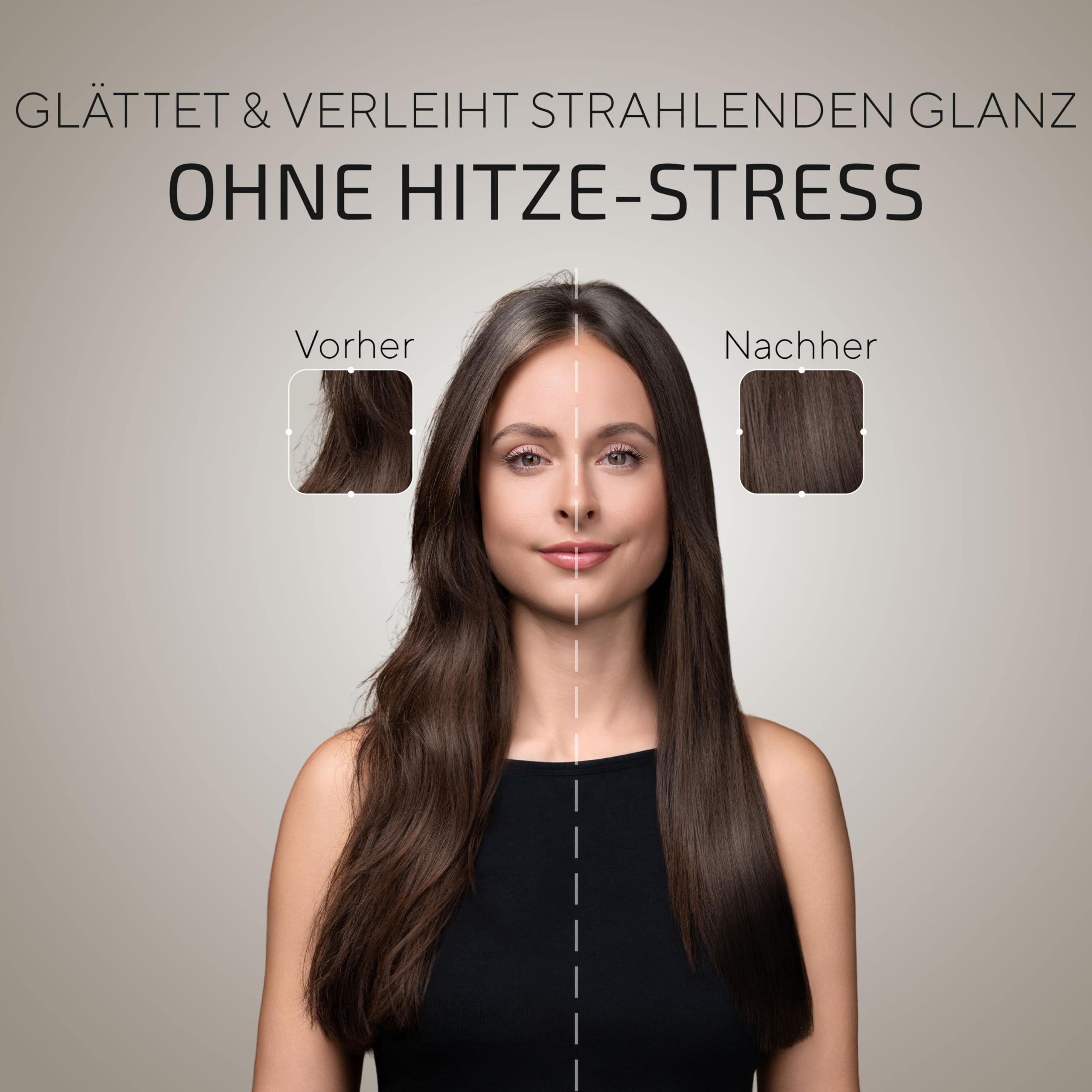 Glätteisen – Testsieger 2025* – 4 Jahre Garantie – 100 Tage risikofrei testen – Mit LCD-Display – Schnell aufheizend in nur 20 Sek. – Für seidig glattes Haar mit mehr Glanz