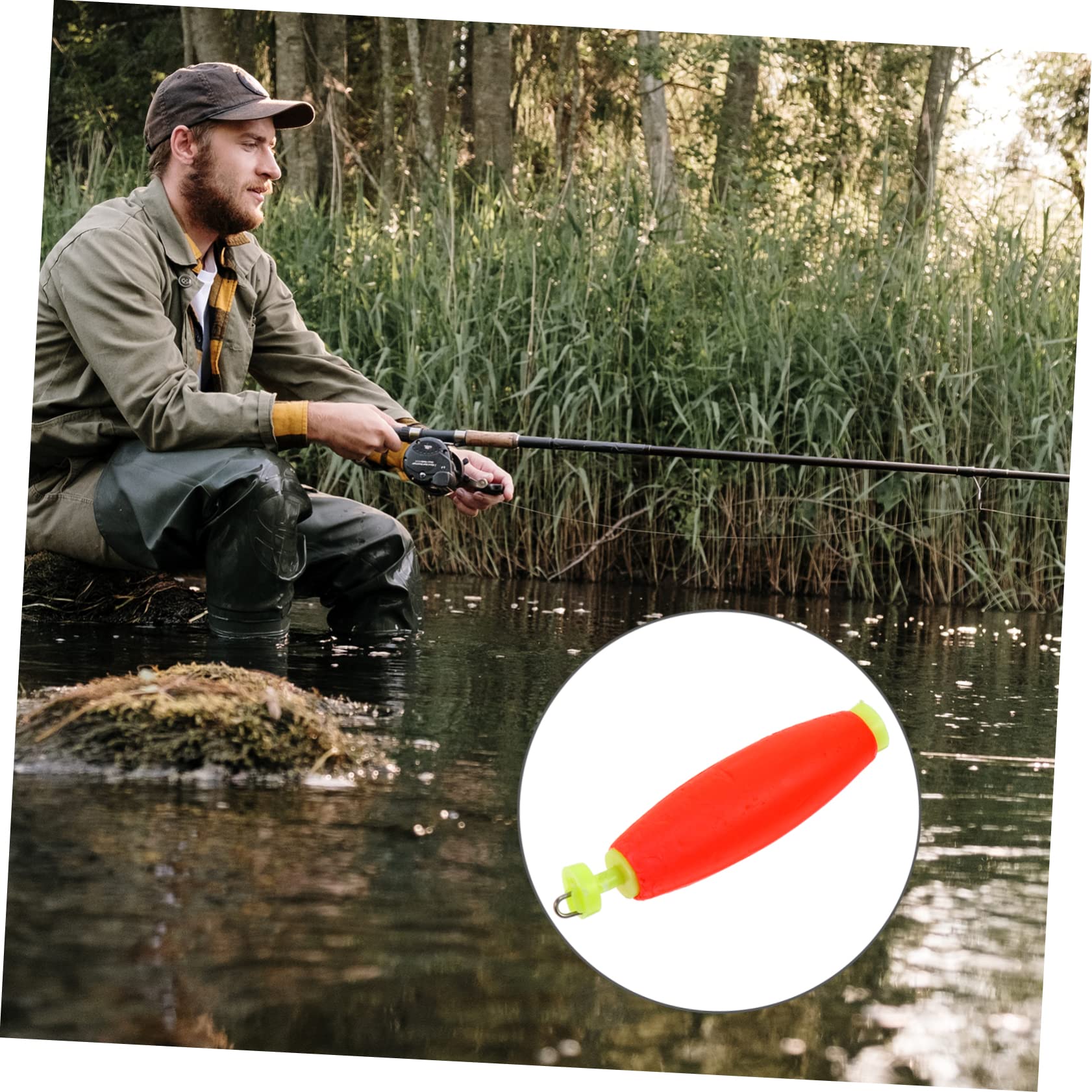 INOOMP 5 Set Di Piombini Galleggianti Per Carpe Con Code Brillanti E Alta Densità Per Una Facile Identificazione E Una Pesca Efficiente 10 Pezzi * 5