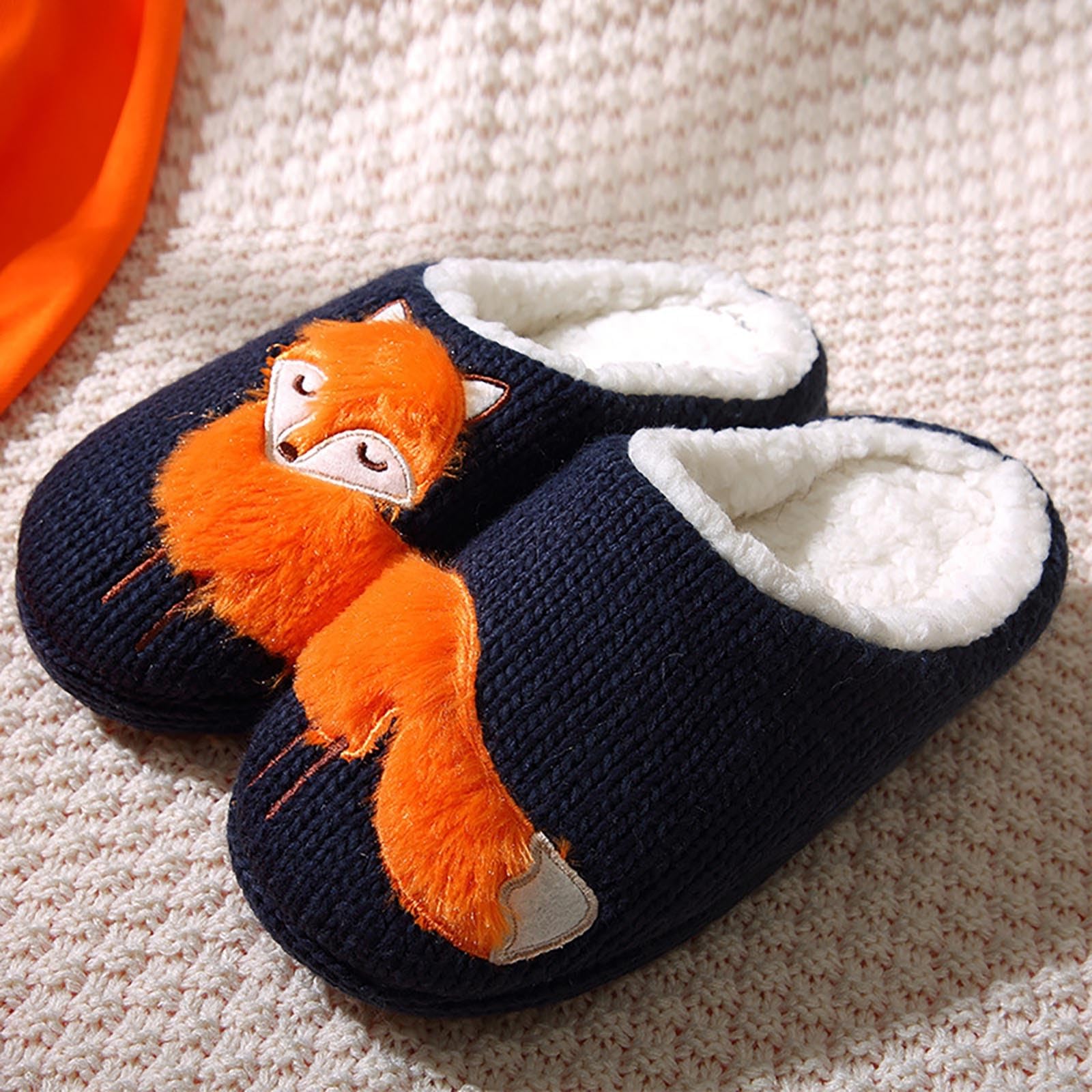 Pantuflas de invierno para mujer, diseño de animales, cálidas, cómodas, para el hogar