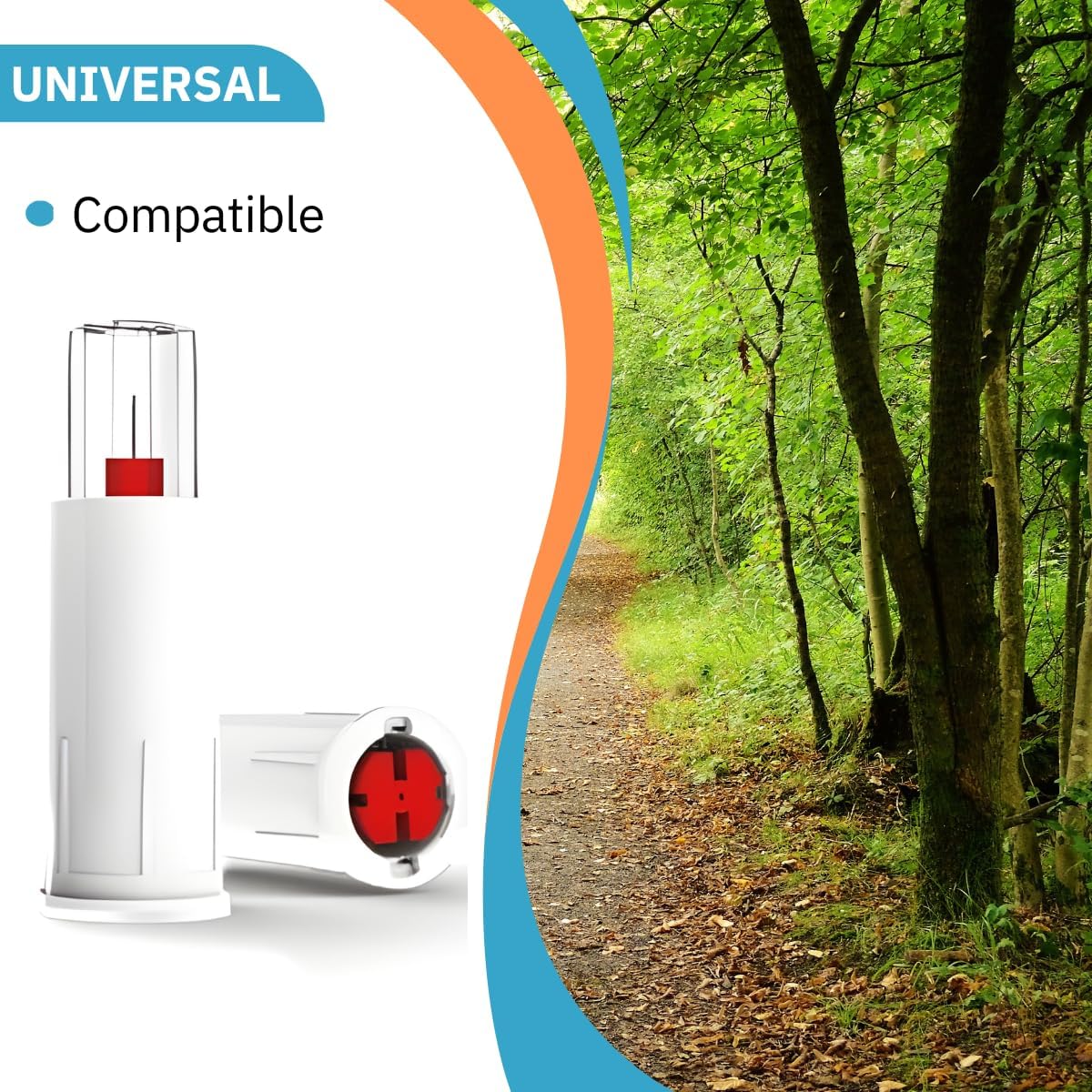 Safety Pen Tips Duo, 31G x 3/16'' (5mm), Dual-End Safety Shield, Universal Fit, 100/bx, Comfortable, Ultra-Fine Fit for Pen Devices