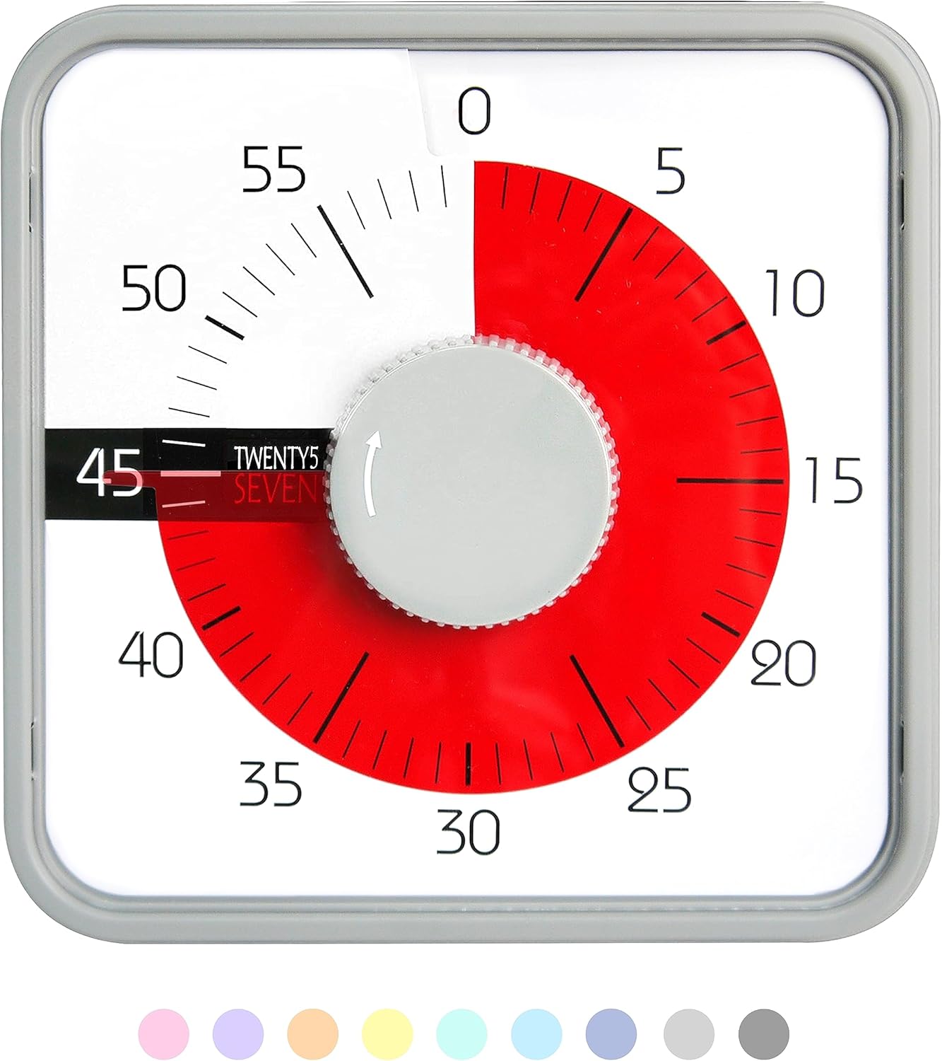 19CM Visual Timer, 60 Timer, Countdown Timer Large, 1 Hour Timer, Exam