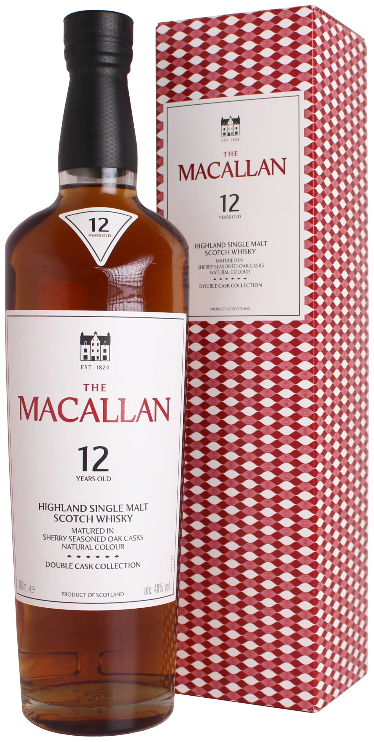 Amazon.co.jp: ザ マッカラン ダブルカスク 12年 40度 700ml 正規品 箱