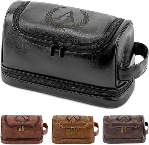 Personalized Dad Gifts from Daughter Son Travel Mens Toiletry Bag