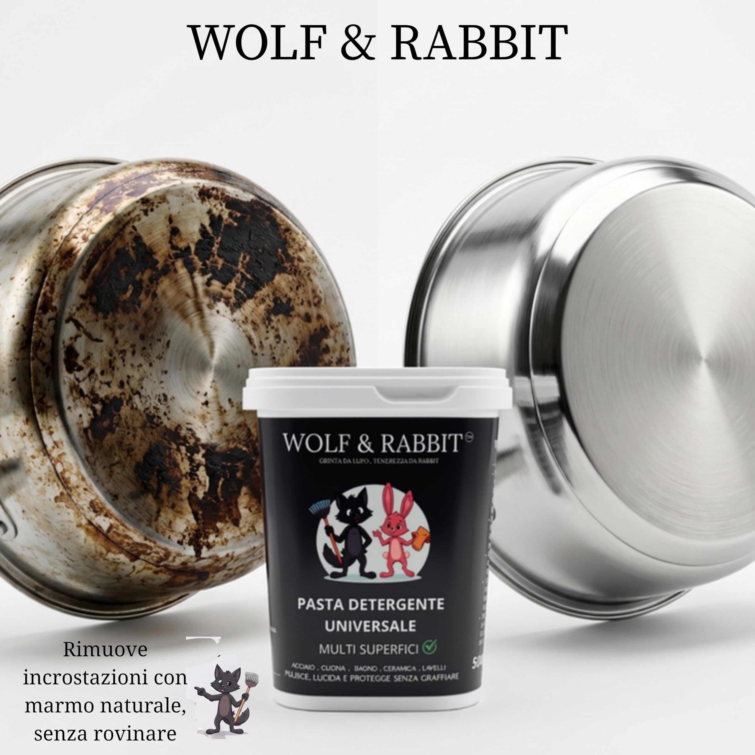 WOLF & RABBIT Pasta Pulente Universale 500g
