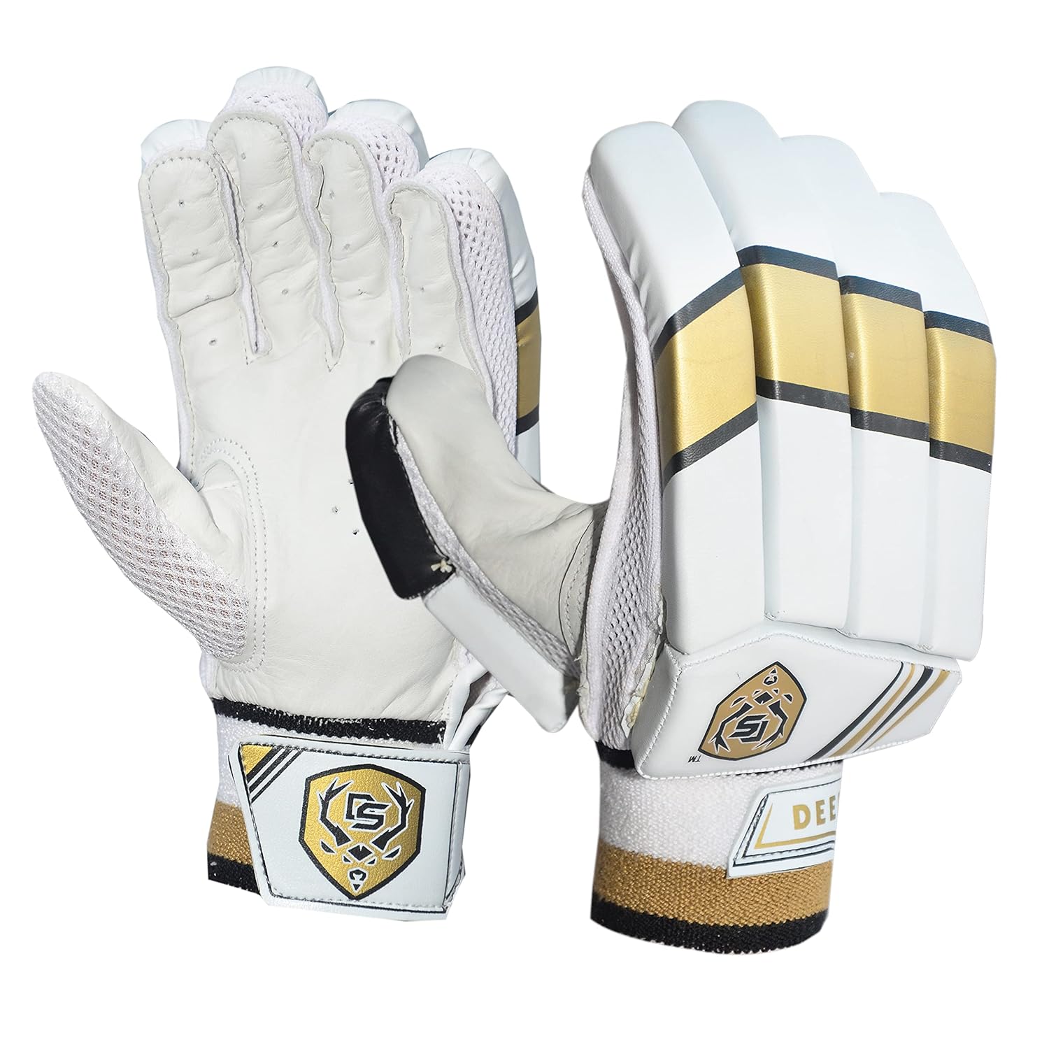 Buy D S Sports Ultimate Golden Boy's Cricket Batting Leather Gloves