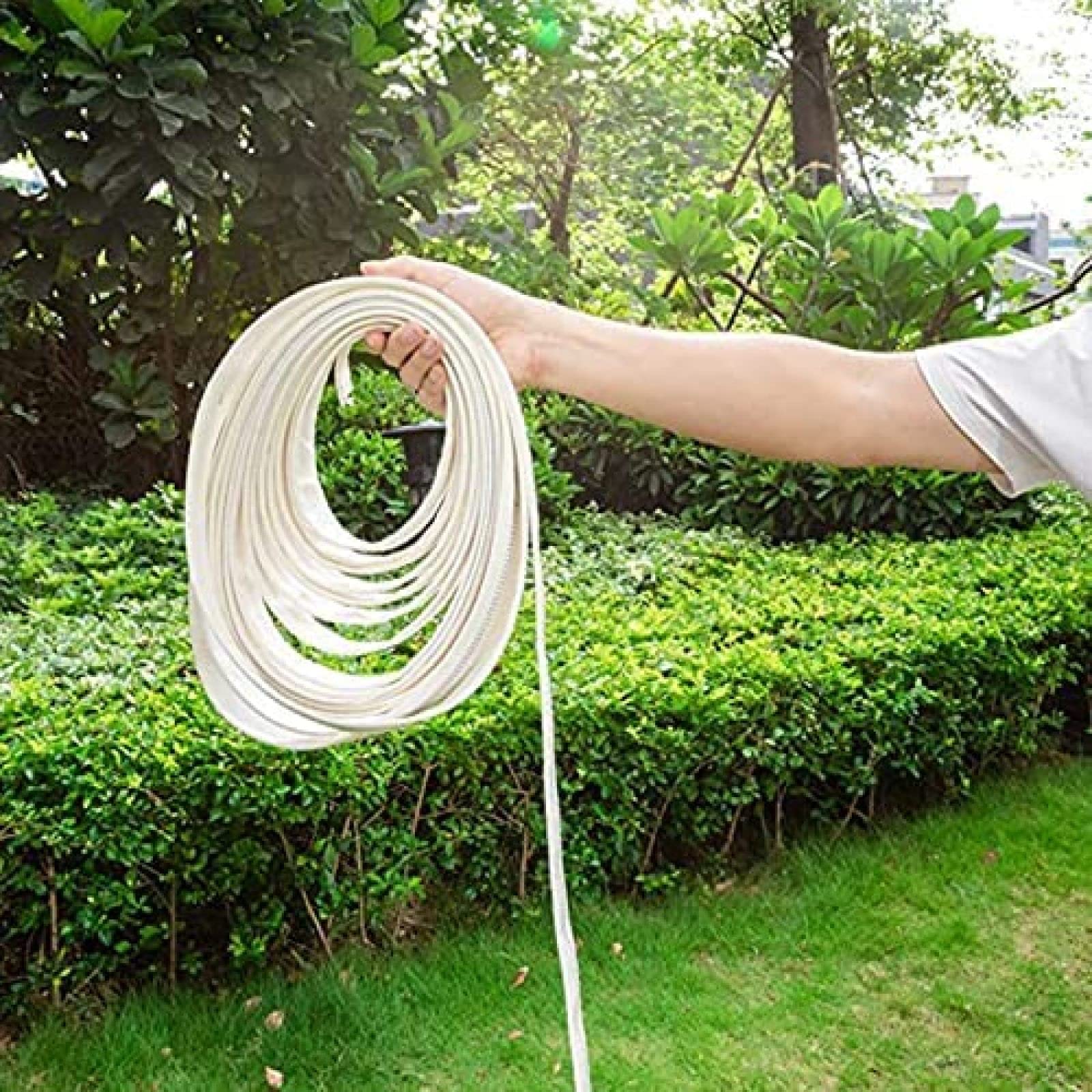 Manguera flexible de descarga de agua resistente de 5 cm, lona de poliéster ligera para riego de jardín y lucha contra incendios, solución de suministro de agua de 18 m (50 mm)