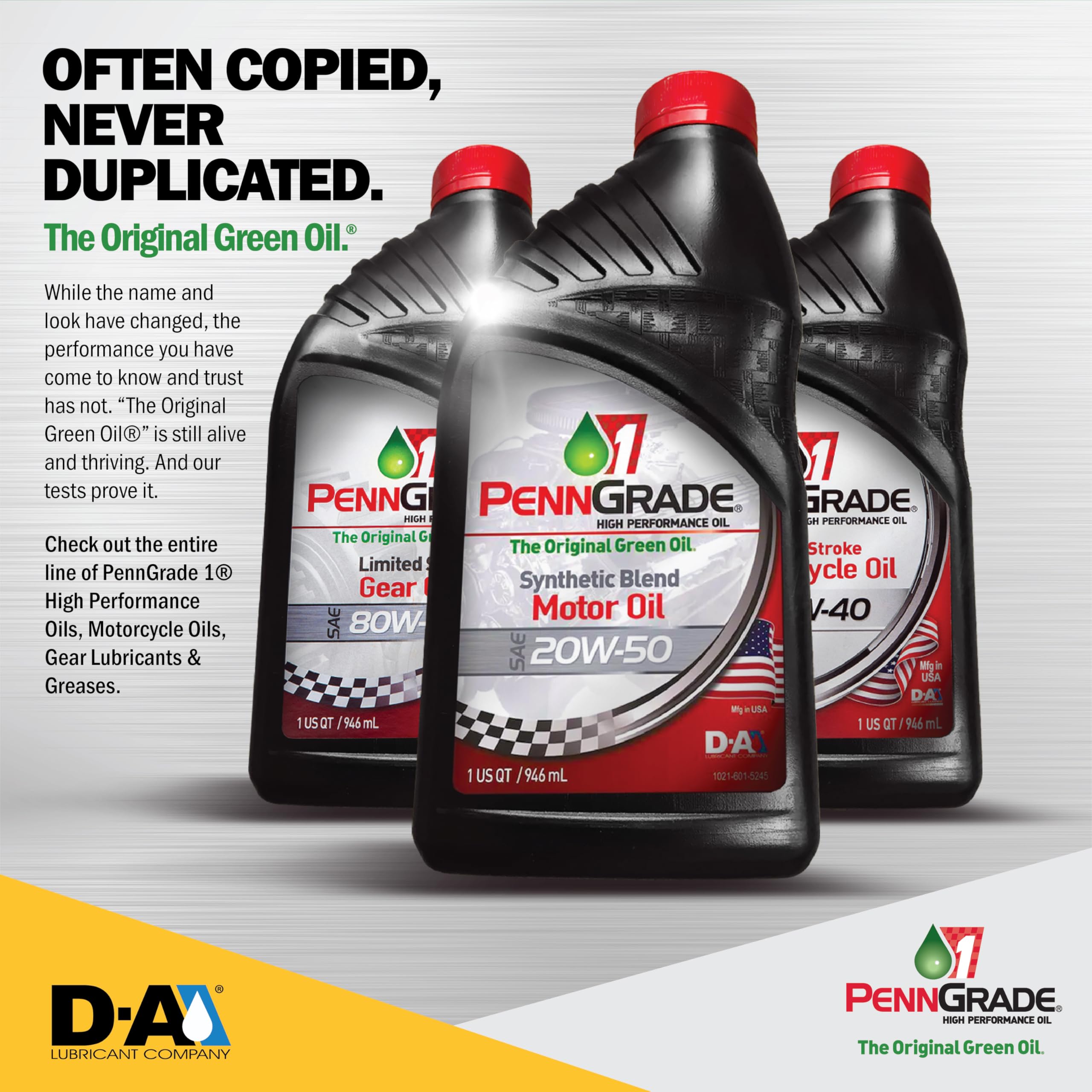 Amazon.com: PENN GRADE 1, 71566, V2 4-Stroke Motorcycle Oil