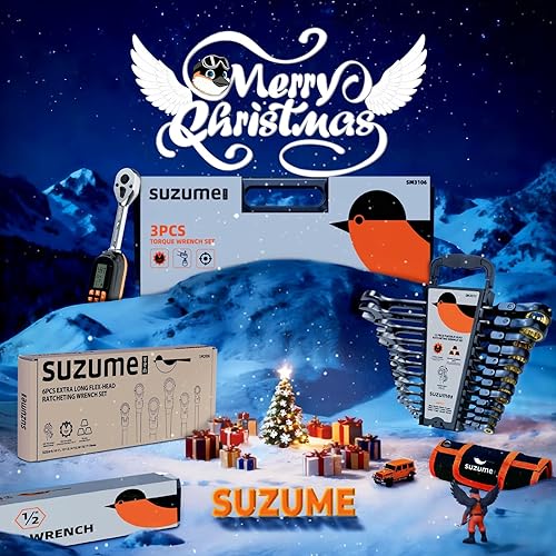 Miniatura 2 de SUZUME Llave dinamométrica digital (12.5-250.9 pies libras17-340.2 N.m) Llave dinamométrica digital de alta precisión 2% Llave dinamométrica digital