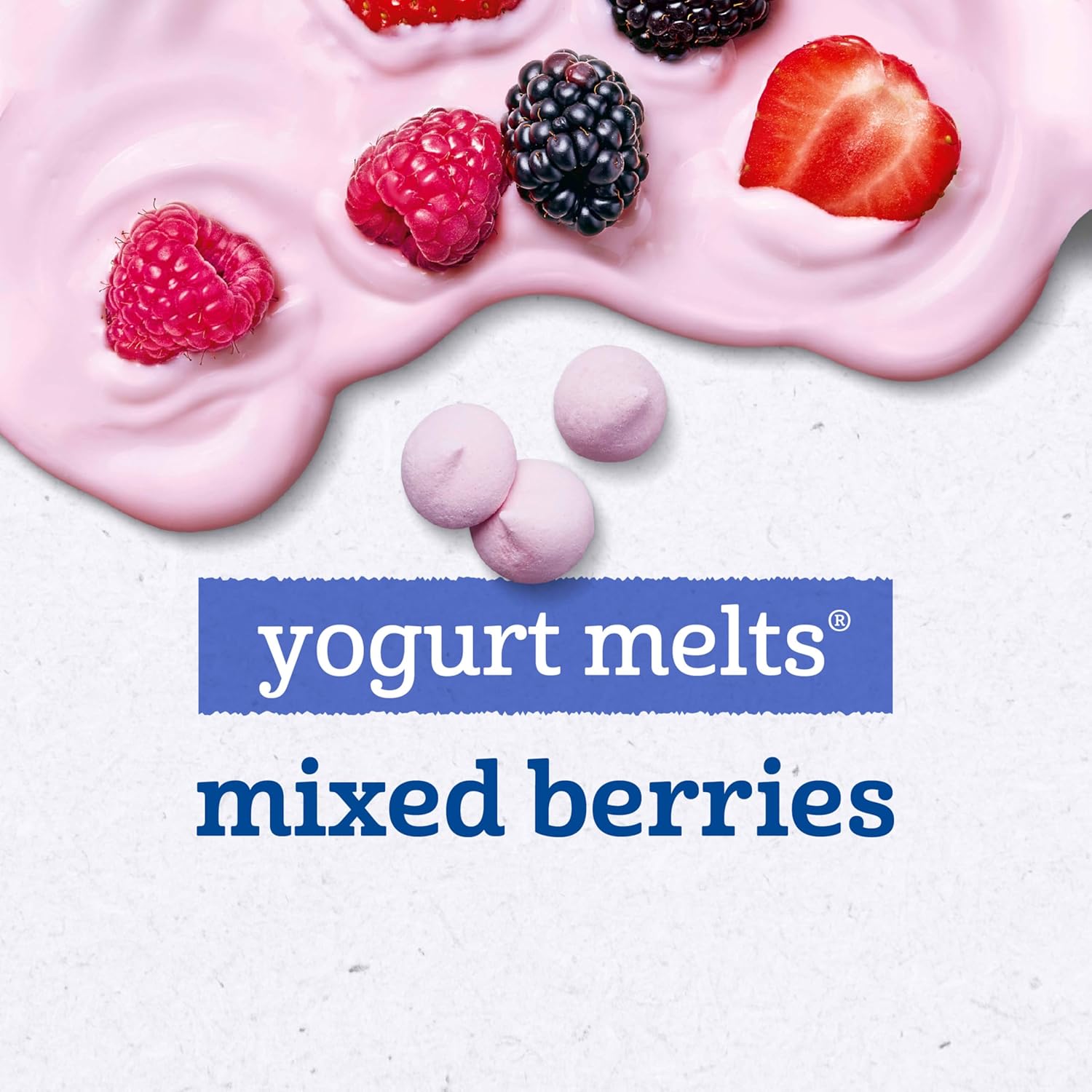 Gerber Stage 3 Baby Food Snacks, Mixed Berries Yogurt Melts, Baby Led Feeding