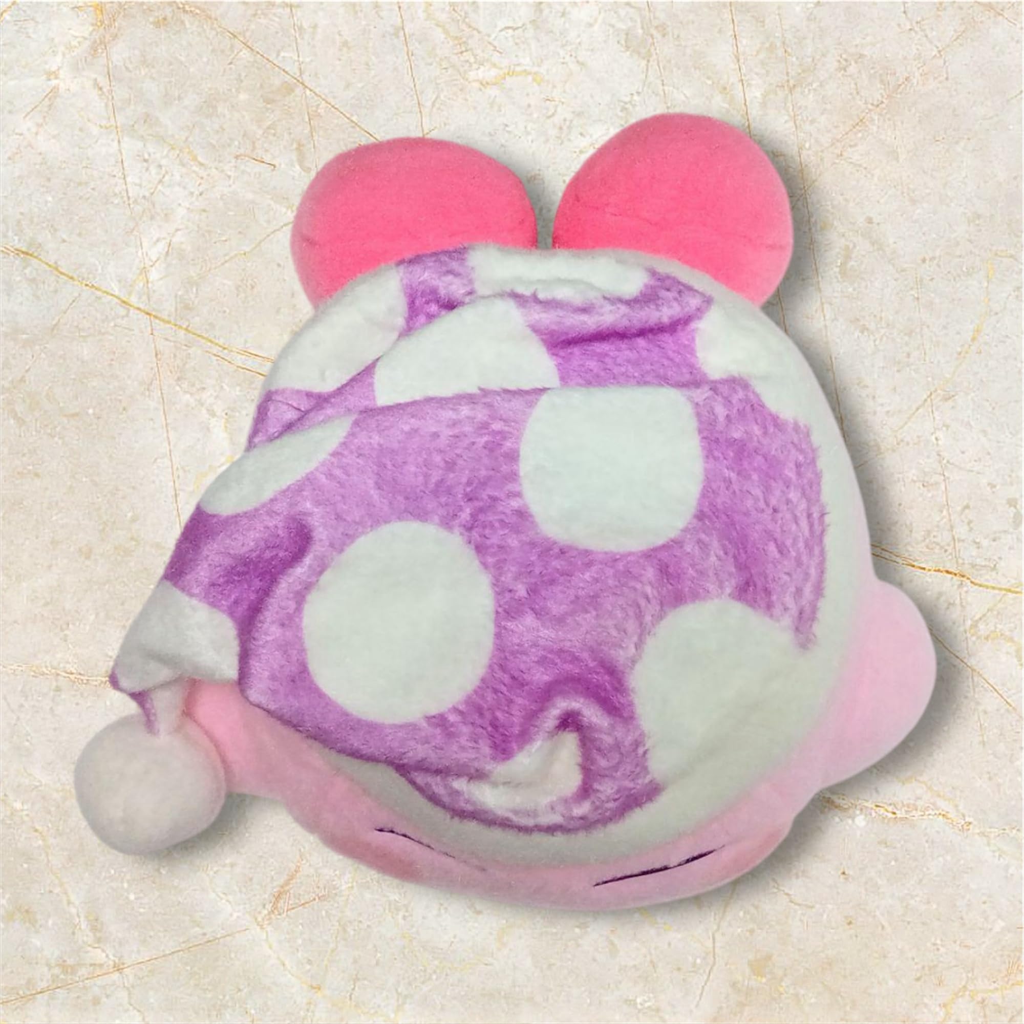 とても大きい ハンドメイド 羊毛フェルト カバぬいぐるみ フリル付き