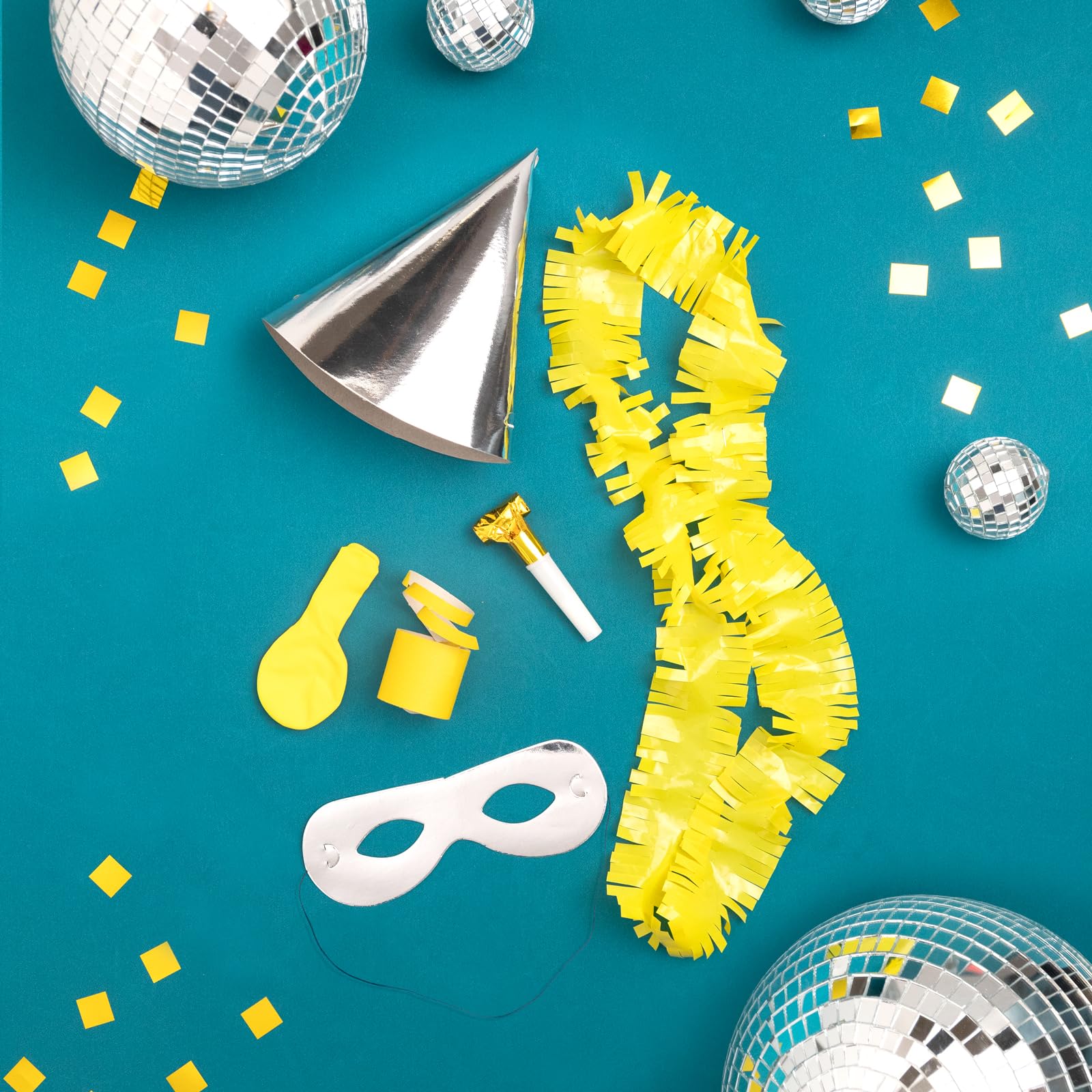 OH YEAH - 48 Sacchetti di Cotillon 6 Pezzi - Borsa Accessori Festa Crush Capodanno - Capodanno - Cotillon Fine Anno - Festa di fine anno - Decorazione Festa - Accessori Capodanno - DESIGN UNICO