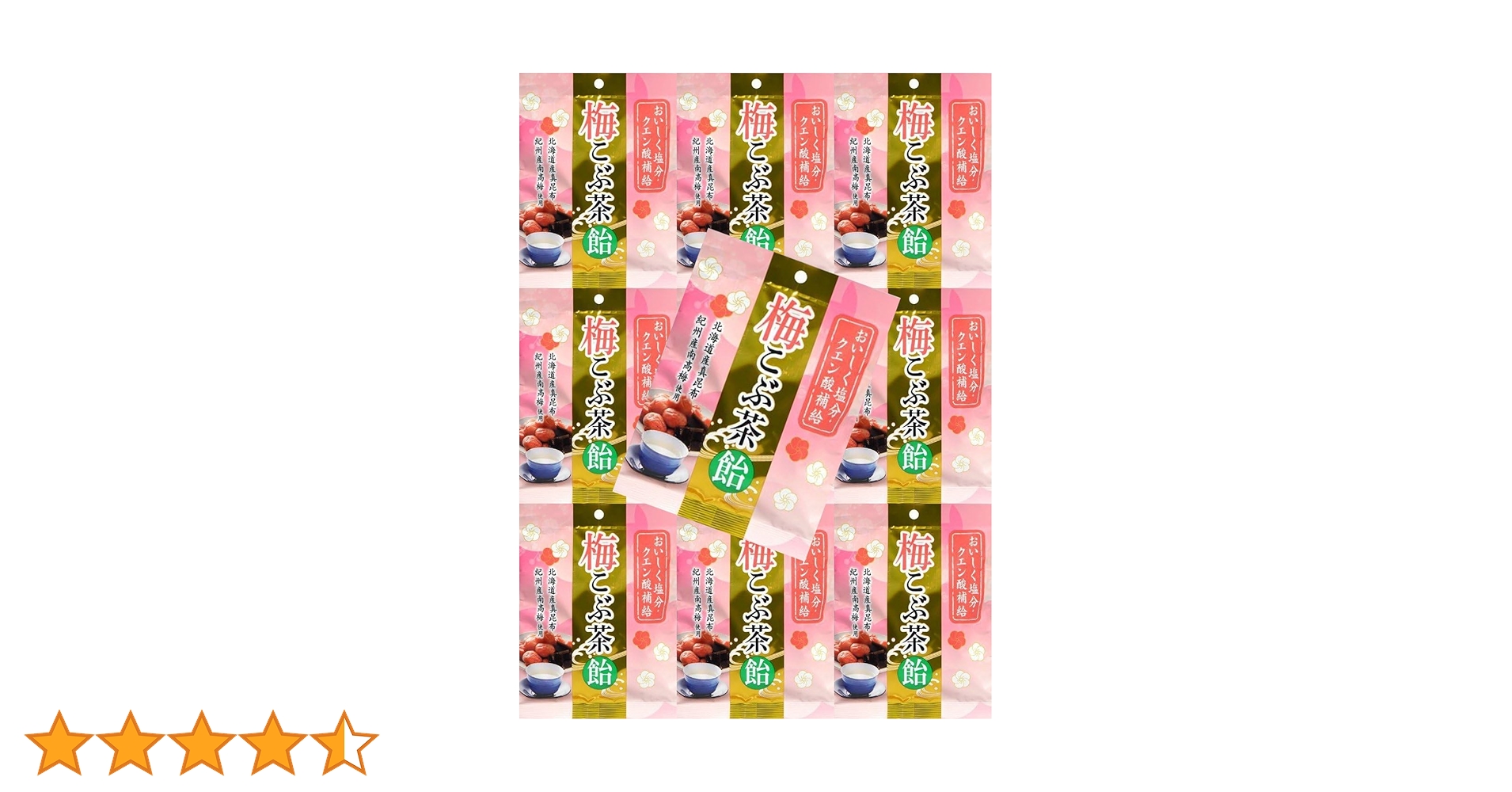 Amazon.co.jp: 【10個セット】梅こぶ茶飴 72g : 食品・飲料・お酒