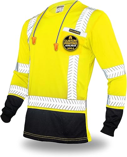 KwikSafety - Charlotte, NC - Premium Long Sleeve Safety Shirts Crew Neck, Button & Zip Collar Class 3 ANSI Tested OSHA KwikSafety - Charlotte, NC - Premium Long Sleeve Safety Shirts Crew Neck, Button & Zip Collar Class 3 ANSI Tested OSHA