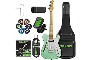 LYX Pro Electric Guitars: Surf Green, Premium Ash Tonal Palette