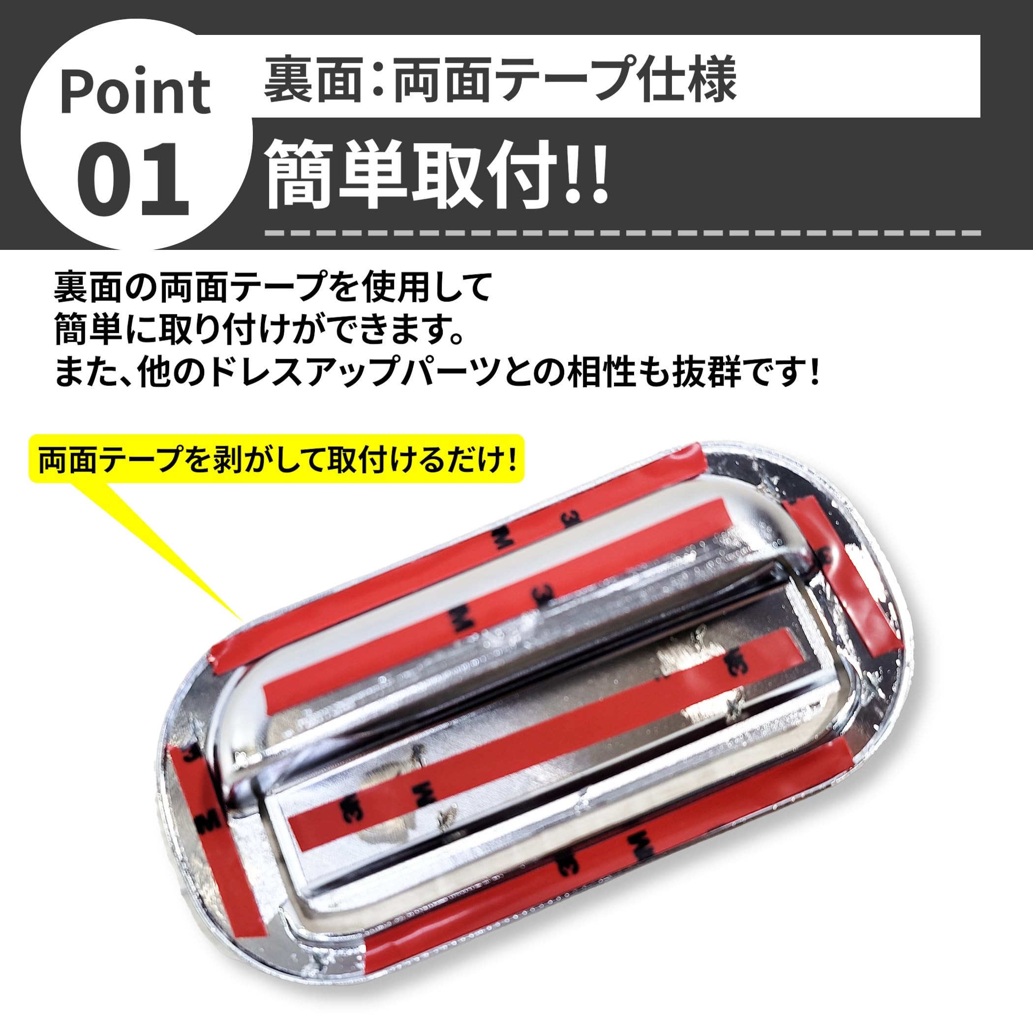 Amazon.co.jp: Lezalic 三菱 ふそう NEW キャンター メッキ ドア 