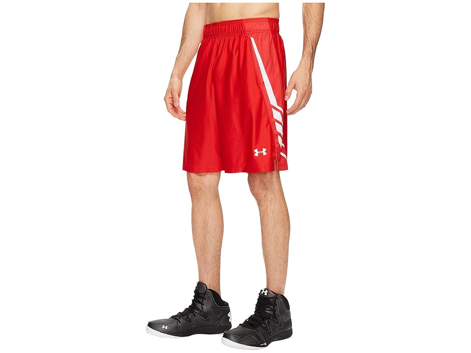 

Under Armour UA Team 9 Shorts (Red/Red/White) Men's Shorts