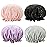 Tbestmax Shower Caps for Women and Girl Long Think Hair, Reusable Waterproof Bath Cap/Hat Double Waterproof Layers 4 Pcs