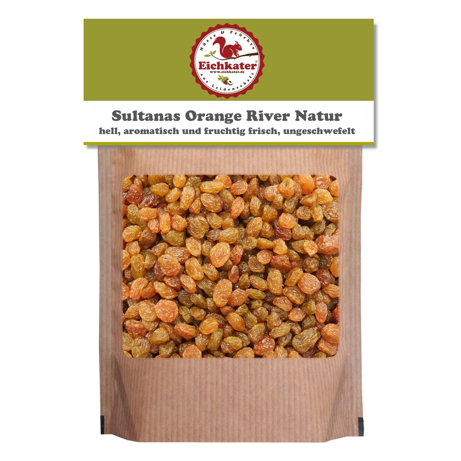 Eichkater Sultanas Rosinen Orange River Natur 6er-Pack (6x1000g)