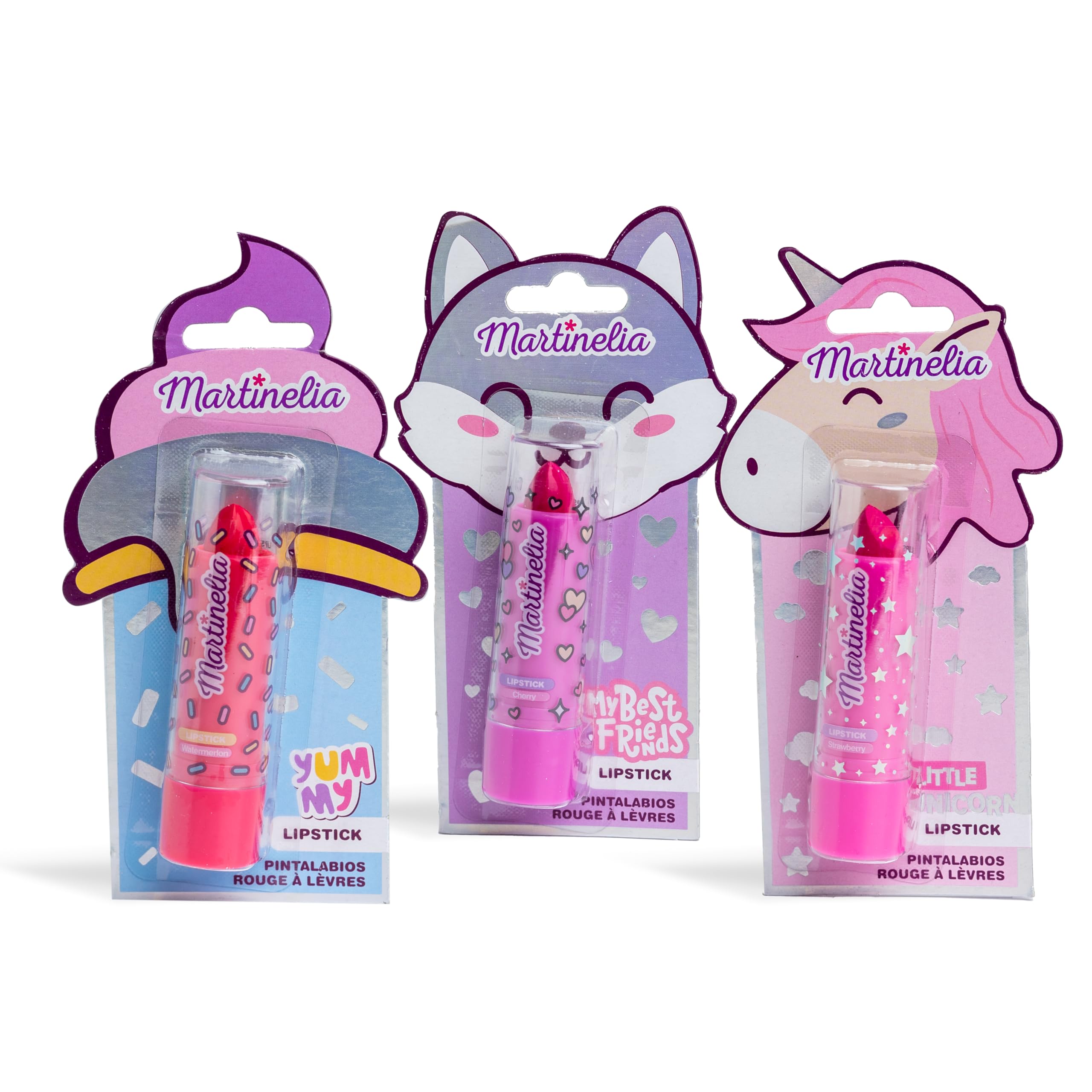 MARTINELIA Kinder Lippenstift – aromatisiertes Make-up, zufälliges Modell