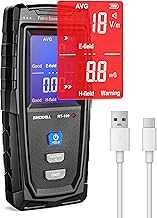 ERICKHILL EMF Meter, Rechargeable Digital Electromagnetic Field Radiation Detector Hand-Held Digital LCD EMF Detector, Great Tester for Home EMF Inspections, Office, Outdoor and Ghost Hunting