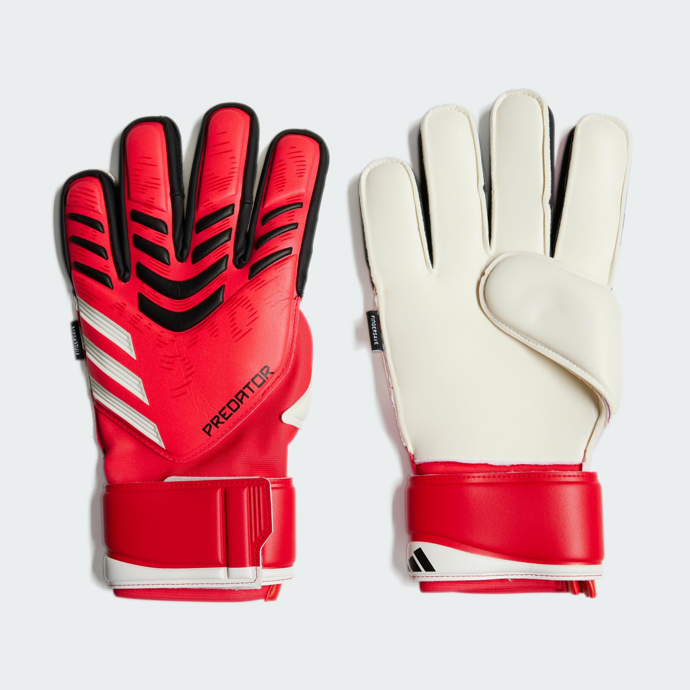 adidas Predator Match Fingersave rękawice bramkarskie dla dorosłych uniseks PURRUB/LUCRED/BLACK 43 1/3 EU