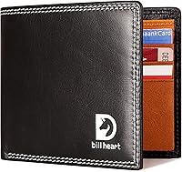 Vista 1 de Cartera de cuero genuino RFID para hombre