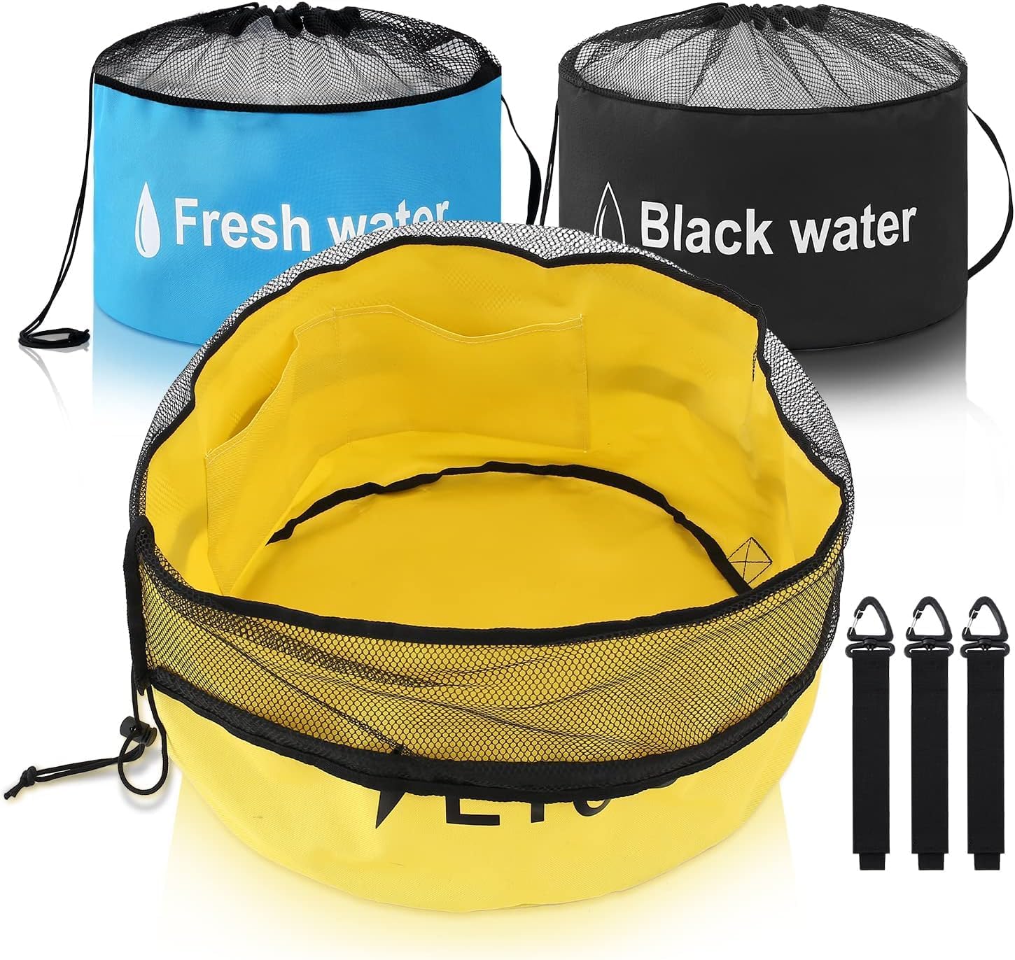 RV Hose Storage Bag with Inside Pockets Design, RV Accessories Bag, Waterproof RV Equipment Storage Convenient Bag