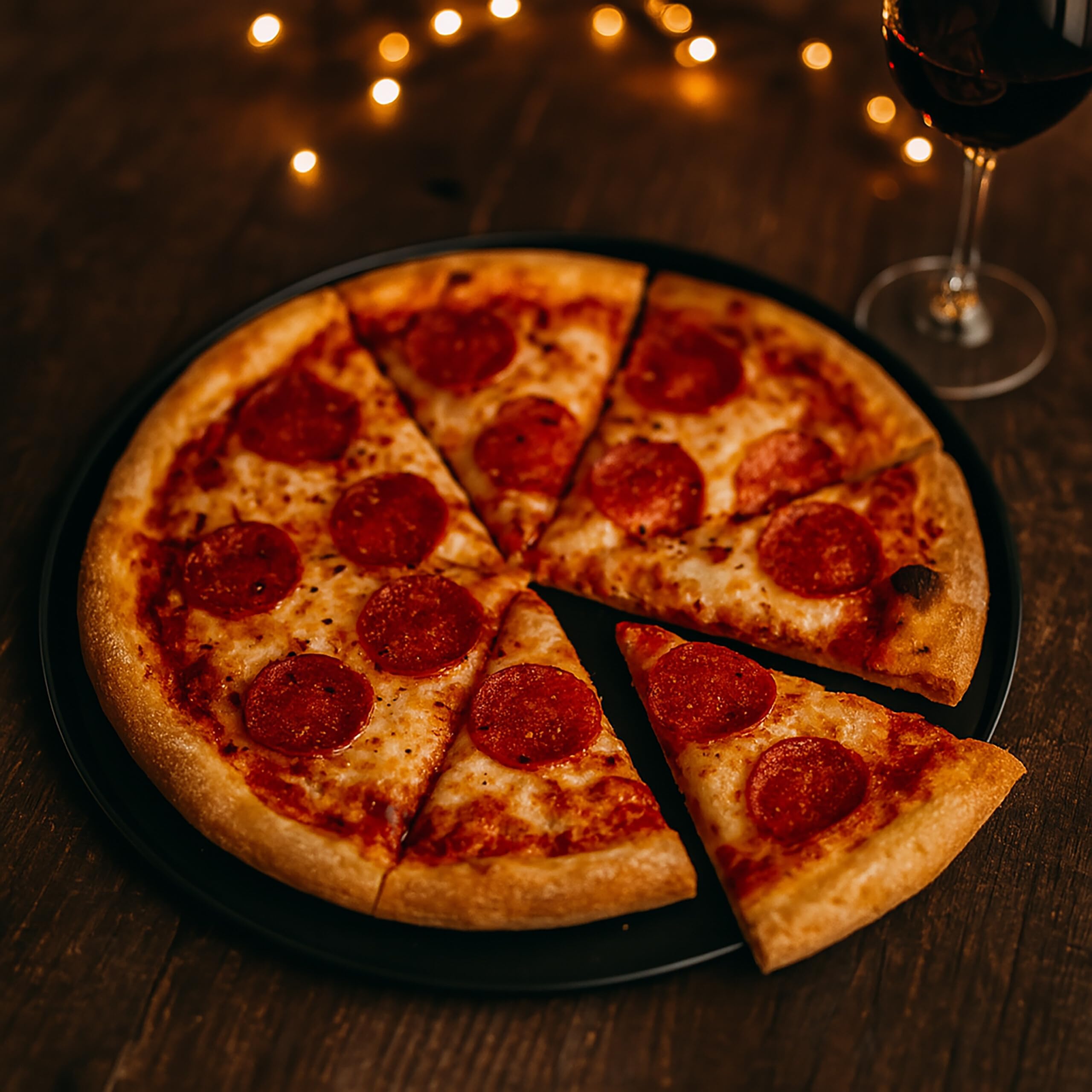Relaxdays Plaque à Pizza, 4 pièces, avec Support, antiadhésif, Acier au Carbone, Rond, Anthracite/Argent
