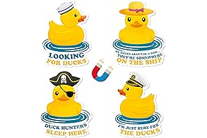 Cruise Door Decorations Magnetic - 4PCS Duck Magnets