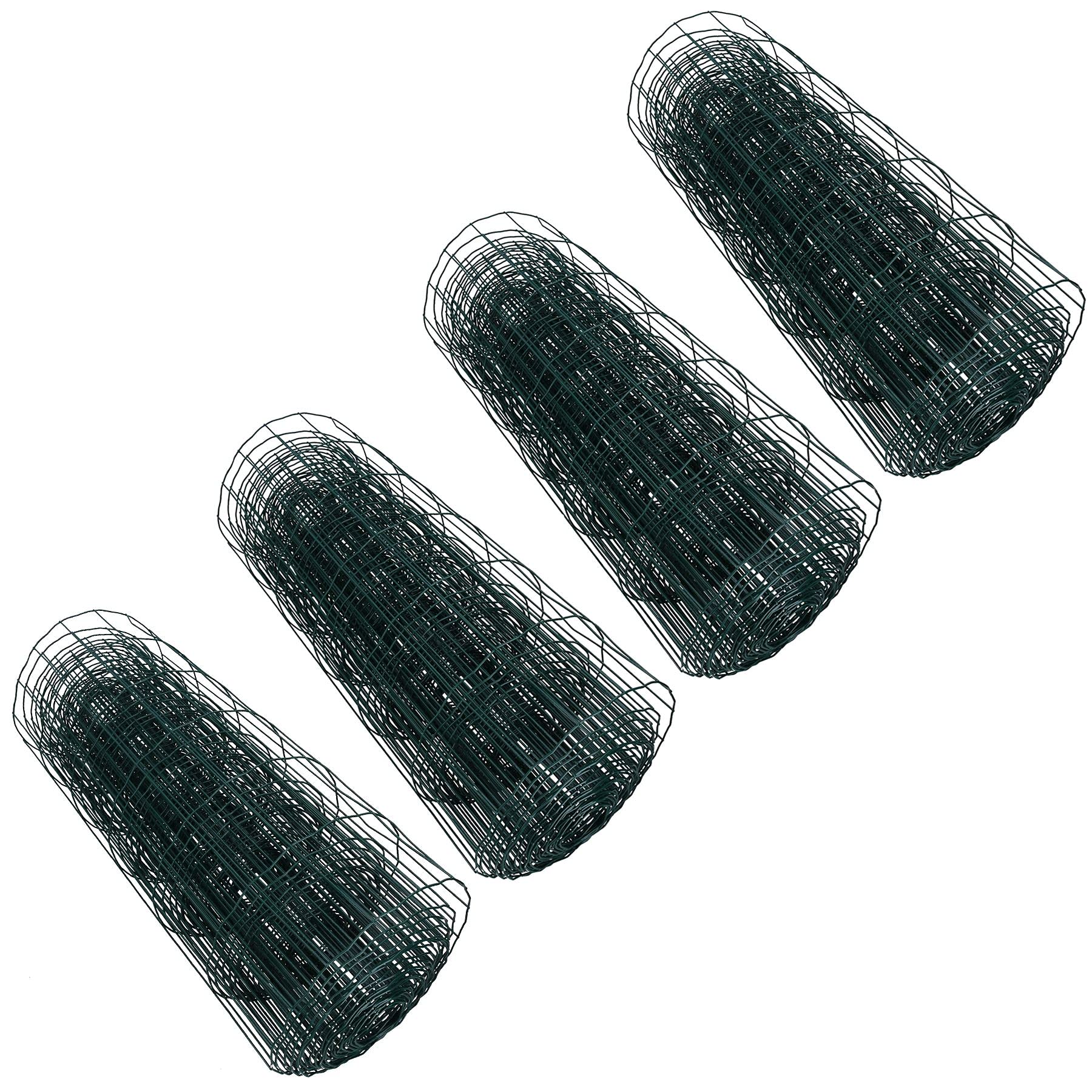 AB Tools PVC Coated Galvanised Wire Netting Fencing Mesh Garden Fence 40 x 0.6 Metres