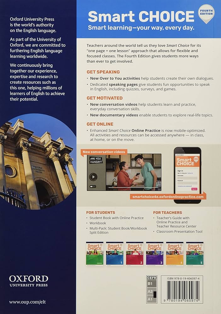 その他 INTENSIVE ENGLISH COURSE Smart Choice: Level 1 Multi-Pack: Student Book/Workbook