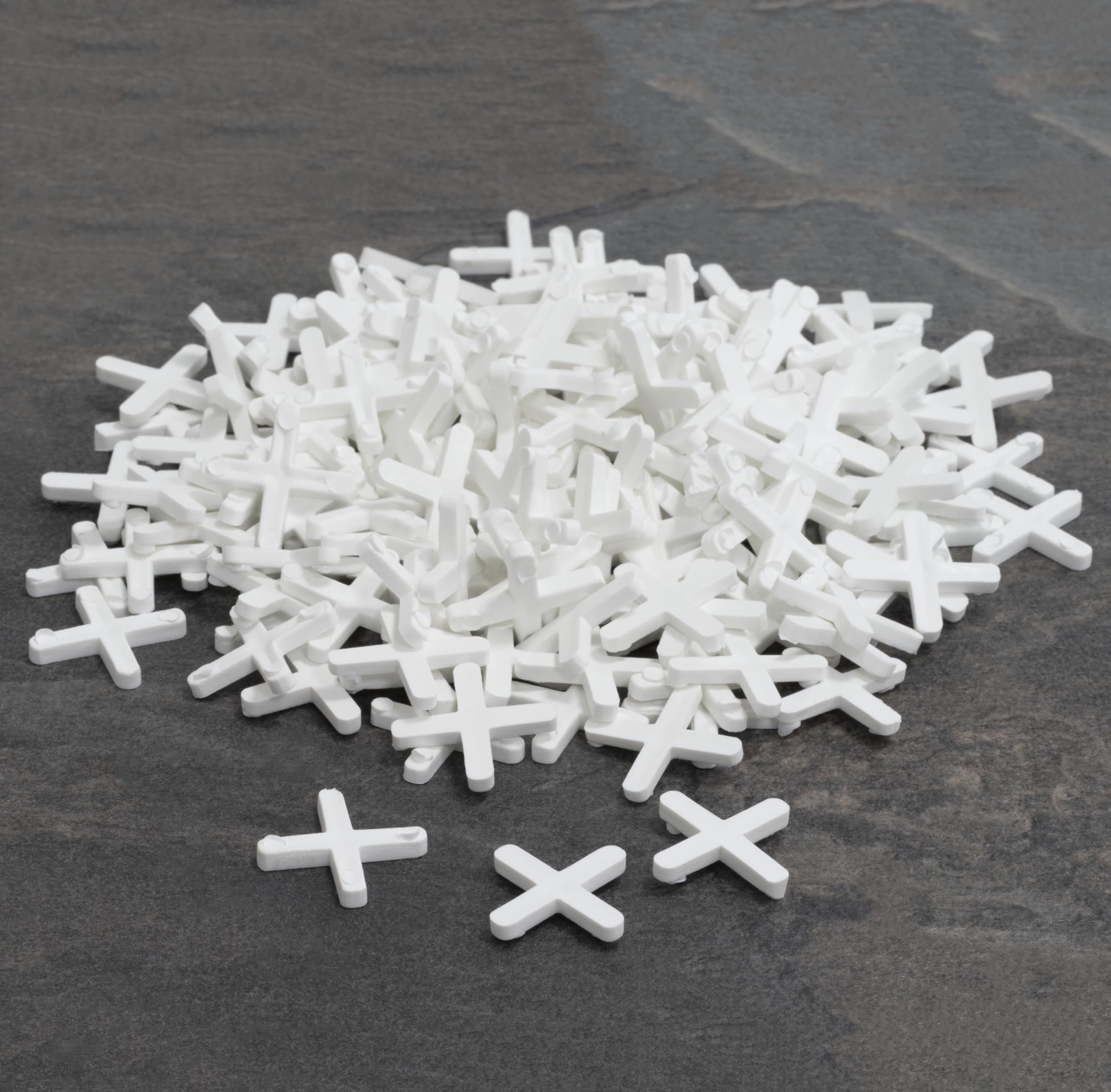 AERZETIX - C71044 - Set di 150 distanziatori a croce 3mm per giunti di piastrelle e terracotta - in plastica - pavimento parete colla