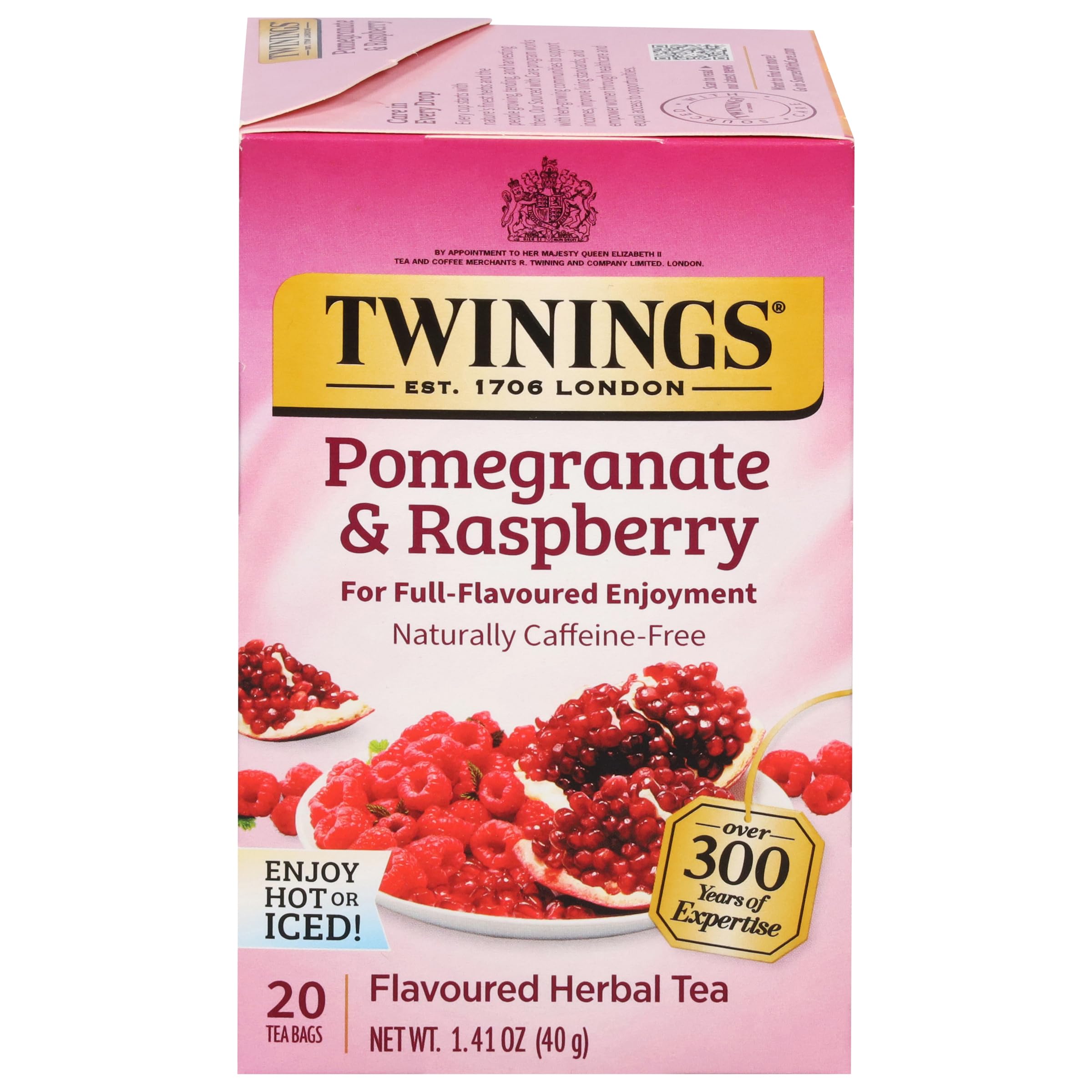 Twinings Tea, Herbal, Pom & Raspberry - 20 Bag