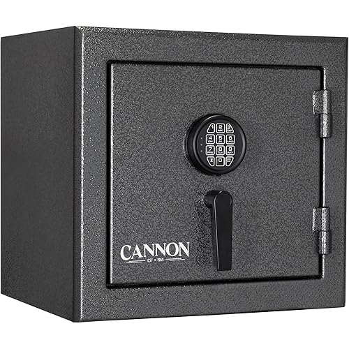Cannon 30-Minute Fireproof Home Safe with Electronic Lock, Steel Locking Bolts, Adjustable Shelf & Door Storage – Fire-Resistant Personal Security Safe 1819-DGPHEB-23