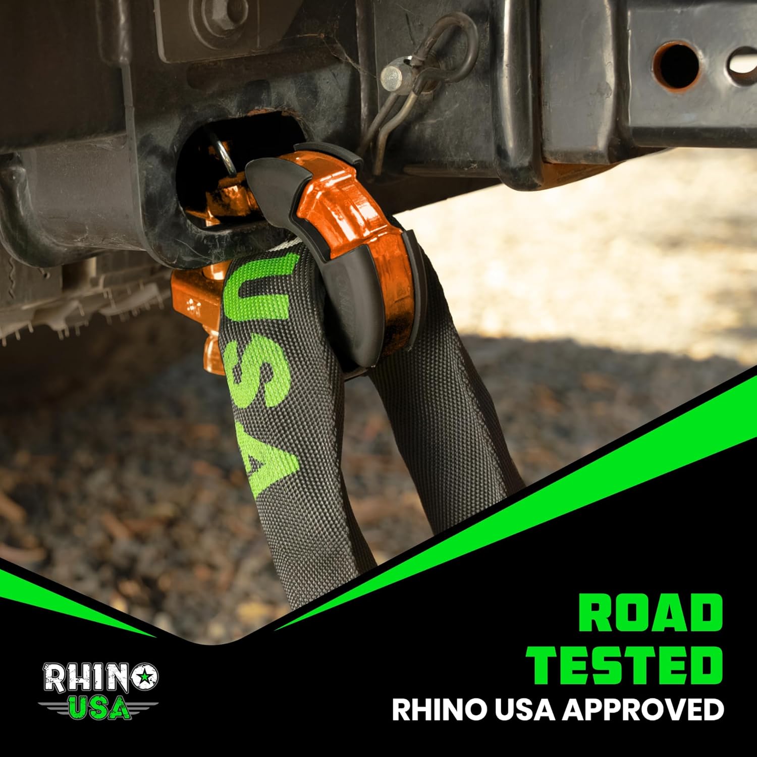 Rhino USA Super D Ring Shackles (2-Pack) - 70,548lb Break Strength – Heavy Duty 3/4" Clevis Shackle with 7/8 Pin for Towing & Off-Road Use - Pairs with Tow Strap for Vehicle Recovery (Orange) - Image 8