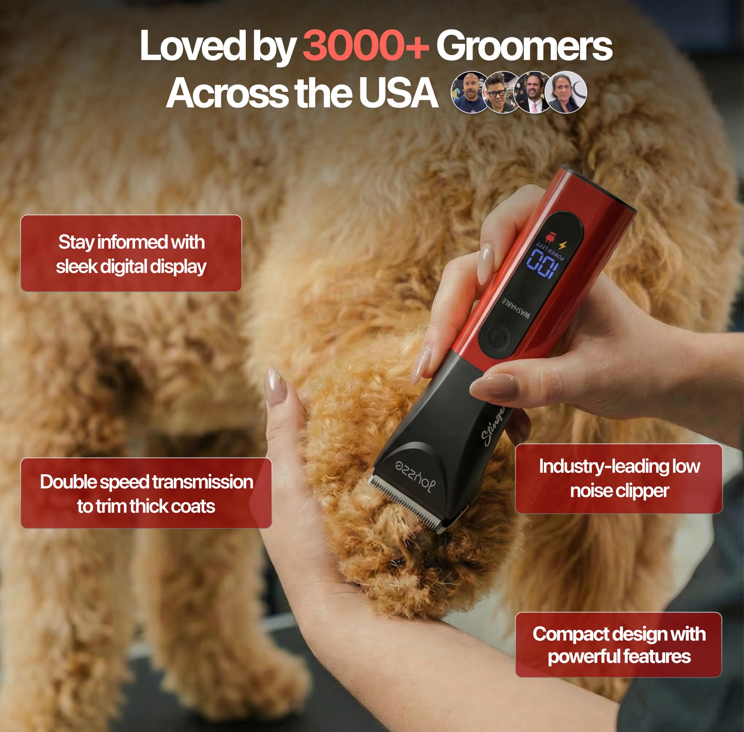 Amazon.com : JOYZZE Stinger 5-in-1 Cordless Clipper - Powerful and