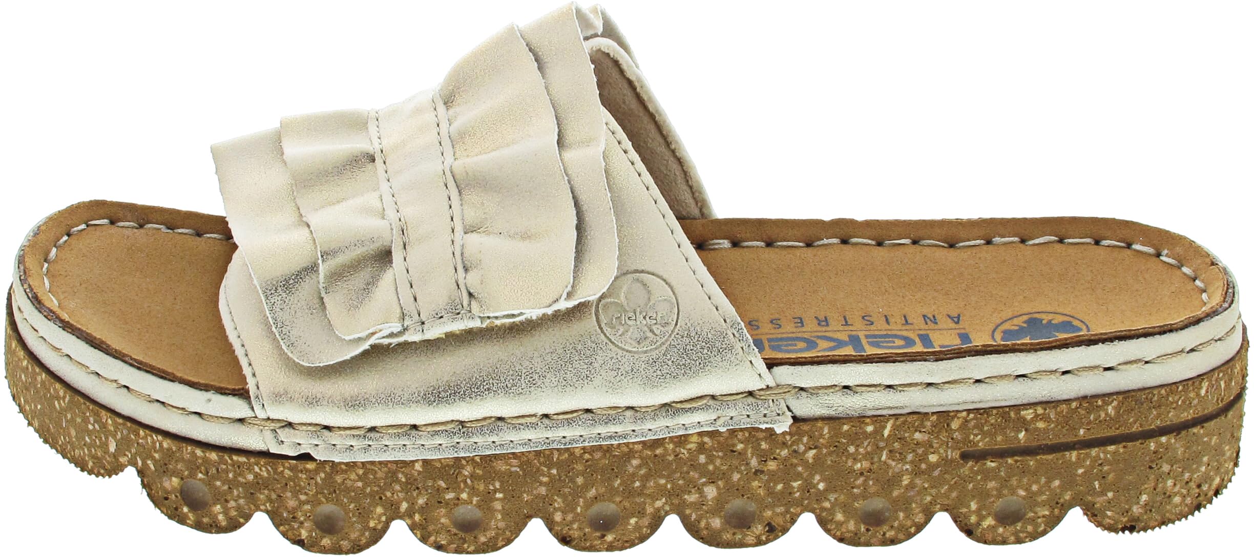 Rieker Mules Beige, Beige, 4 UK
