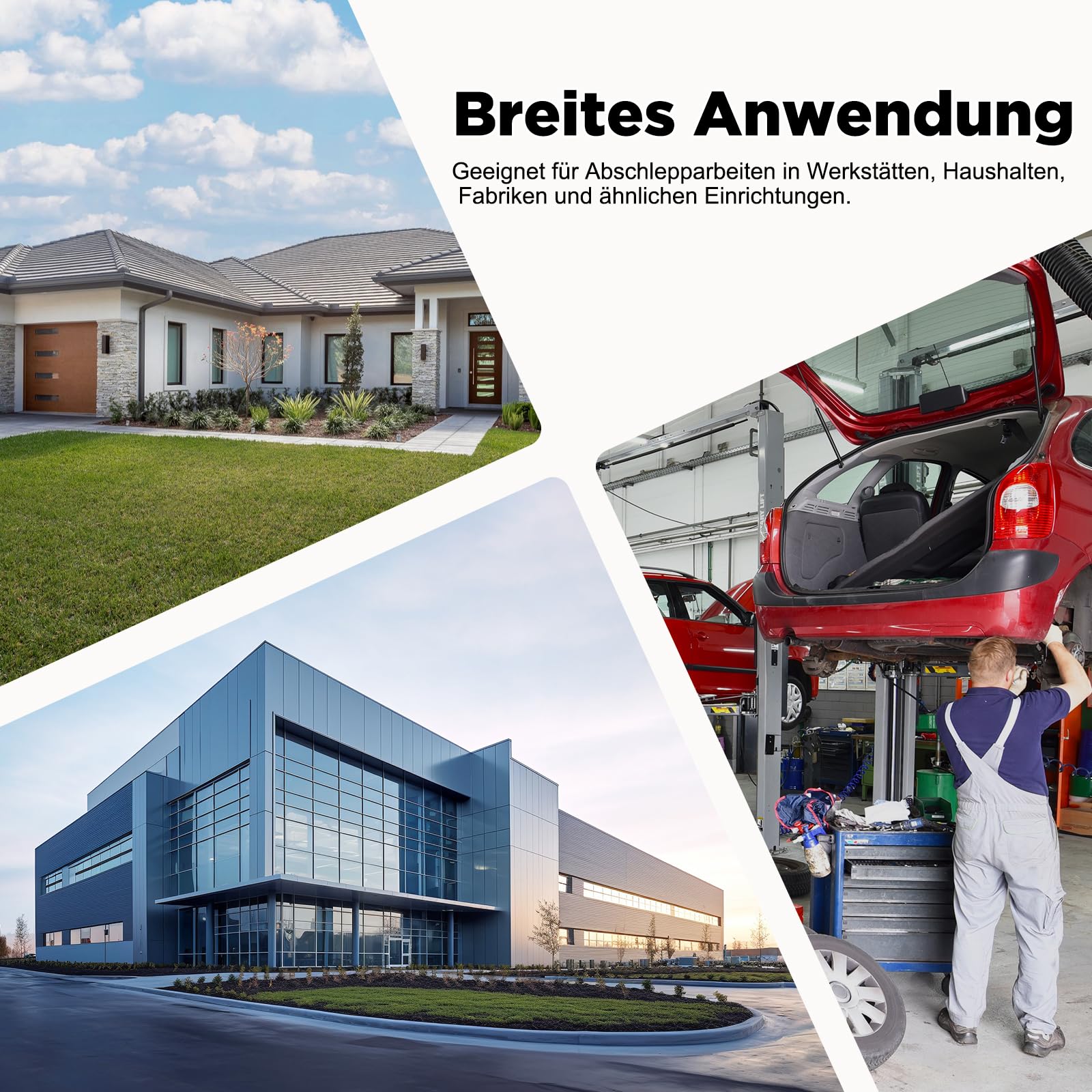8T Abschleppstange für Pkw, Auto Sicherheits Anhängerkupplung Abschlepphilfe Schleppstange mit Federpuffer, Gedämpft Schleppstange Abschleppseil